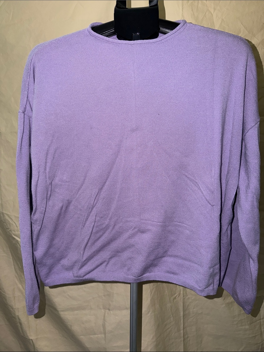 Ann Taylor Lavender Crew Neck Sweater